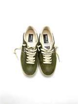 Golden Goose - Soul-Star uomo in camoscio verde militare