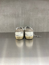 Golden Goose - Super-Star uomo in pelle burro con scritte a contrasto sulla tomaia