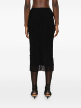 Philosophy di Lorenzo Serafini - Gonna tubino in pizzo stretch nera