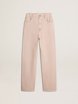 Golden Goose - Jeans Kim da donna rosa cipria