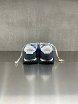 Golden Goose - Marathon uomo con tomaia in suede e nylon bluette e stella bianca