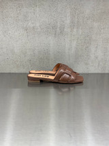 Bibi Lou - Ciabattina Holly Flat in pelle testa di moro