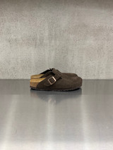 Birkenstock - Boston plantare morbido Pelle scamosciata - Mocha