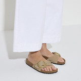 Birkenstock - Madrid donna Big Buckle Pelle Nubuck - Sandcastle