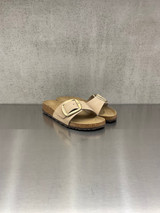 Birkenstock - Madrid donna Big Buckle Pelle Nubuck - Sandcastle