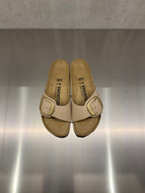 Birkenstock - Madrid donna Big Buckle Pelle Nubuck - Sandcastle