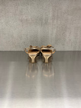 Chantal - Chanel in pelle laminata platino con fiocco