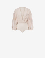 Philosophy di Lorenzo Serafini - Body in tulle stretch rosa cipria