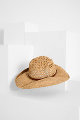 Ibeliv - Cappello Soa in rafia tea