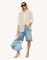 Dondup - Shorts Dade in denim fisso