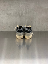 Golden Goose - Mid Star donna con glitter argento  e stella in suede grigia
