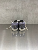 Golden Goose - Super-Star donna con glitter  e stella in suede antracite