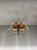 Golden Goose - Super-Star donna in pelle cuoio con stella traforata e scritte incise
