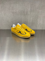 Alohas - Sneakers Tb.490 in suede senape con dettagli neri
