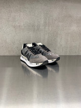 Premiata - Sneakers Conny in pelle e tessuto tecnico antracite