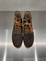 Sebago - Polacco Tala Mid stringato da uomo in pelle scamosciata dk brown