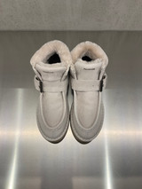 Panchic - Stivaletto da donna in camoscio grigio con pelo interno