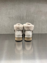 Panchic - Stivaletto da donna in camoscio grigio con pelo interno