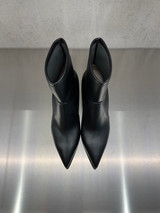 Sergio Levantesi - Tronchetto Janet in pelle nera