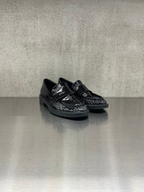 Strategia - Mocassino in naplak nero lucido