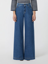 Max Mara Weekend - Jeans Vega ampio in denim blu