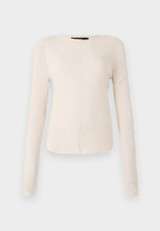 Max Mara Weekend - Maglia Vincita realizzata in cotone avorio