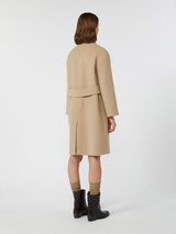 Max Mara Weekend - Cappotto Zenone monopetto in lana beige chiaro