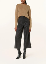 Max Mara Studio - Maglia girocollo in filato di misto mohair cammello