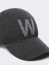 Max Mara Weekend - Cappello baseball Edita in lana grigio