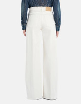 Dondup - Jeans Amber wide leg in bull stretch burro