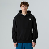The North Face - Felpa con cappuccio e maniche raglan NSE Box da uomo TNF Black-TNF White