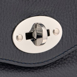 Zanellato - Borsa Postina® small in pelle martellata Dark Navy