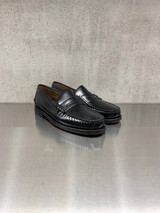 Sebago - Mocassino Classic Dan da uomo in pelle spazzolata nero