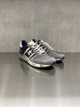 Premiata - Sneakers Lander in pelle scamosciata e nylon grigia