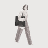 Zanellato - Borsa A'Spasso medium in pelle liscia Brown Carbone