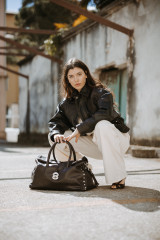 Zanellato - Borsa Dotta Extra Large in pelle liscia Brown Carbone