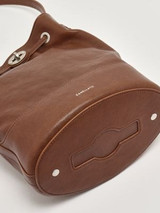 Zanellato - Borsa Mondà in pelle liscia Brown Sandalo