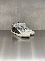 Golden Goose - Mid Star donna in cavallino leo con stella nera
