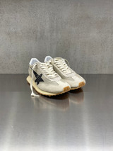 Golden Goose - Marathon uomo con tomaia in rete e suede beige e stella nera