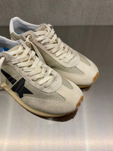 Golden Goose - Marathon uomo con tomaia in rete e suede beige e stella nera