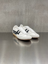 PRO-KEDS 1949 -Sneakers donna Racer 77 in nylon e suede bianca e nera