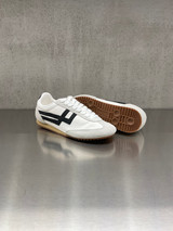 PRO-KEDS 1949 -Sneakers donna Racer 77 in nylon e suede bianca e nera