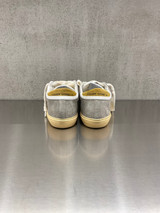 Golden Goose - Super-Star donna in suede tortora con stella in pelle fucsia e talloncino in suede ocra