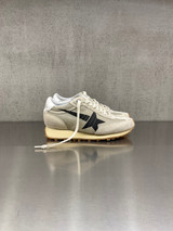 Golden Goose - Marathon donna con tomaia in rete e suede beige e stella nera