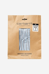 Carhartt - Boxer azzurri a righe in cotone