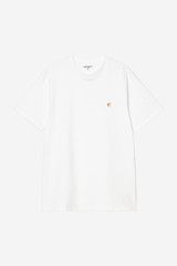 Carhartt - S/S Chase t-shirt white / gold