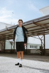 Carhartt - Bermuda Single knee short black, stone washed