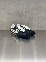 PRO-KEDS 1949 - Sneakers uomo Racer 77 in nylon e suede nera e bianca