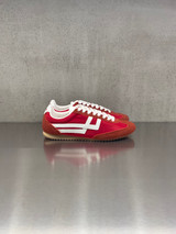 PRO-KEDS 1949 - Sneakers uomo Racer 77 in nylon e suede rossa e bianca