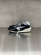 Golden Goose - Marathon uomo con tomaia in nylon ripstop di colore nero e stella argento